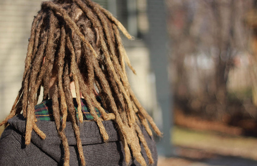 Williams Dreadlocks, blond guy in Montreal, Canada. Photography by Dreads MTL. Made and maintained by Dreads MTL
